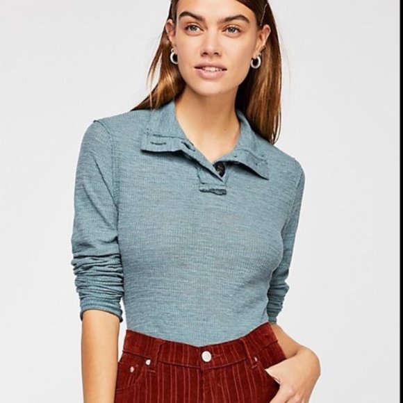 Free People We The Free Marigold Turtle Top - Picture 1 of 4